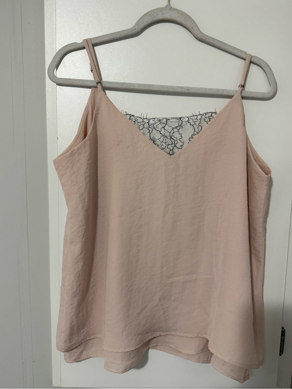 172. Grace & Lace NWT Blush Pink Lace-Trim Camisole - Picture 6 of 7
